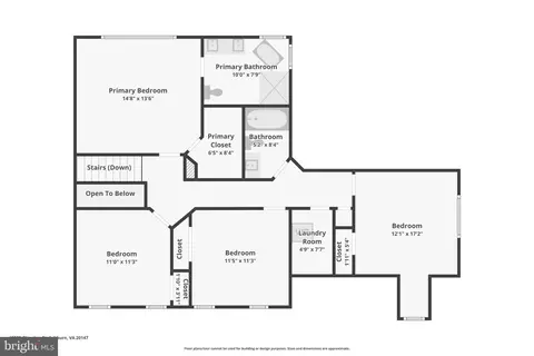 Floorplan - 43528 Clivedon Ct, Ashburn, VA 20147 photo 2 of 4