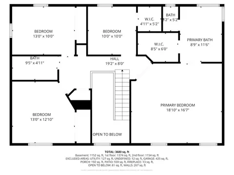 Floorplan - 20595 Shadow Woods Ct, Sterling, VA 20165 photo 3 of 4