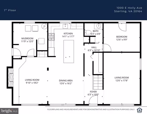 Floorplan - 1000 E Holly Ave, Sterling, VA 20164 photo 1 of 2