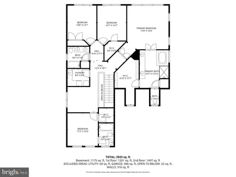 Floorplan - 42637 Willow Bend Dr, Brambleton, VA 20148 photo 3 of 4