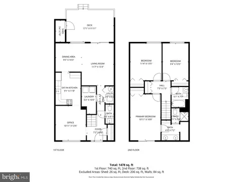 Floorplan - 208 Willow Ter, Sterling, VA 20164 photo 3 of 6