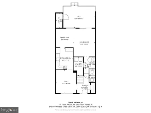 Floorplan - 208 Willow Ter, Sterling, VA 20164 photo 6 of 6