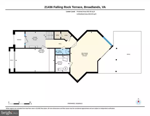 Floorplan - 21436 Falling Rock Ter, Broadlands, VA 20148 photo 1 of 3