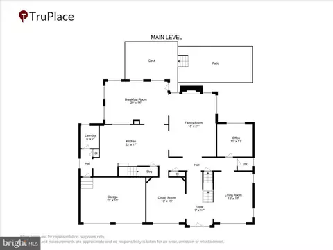 Floorplan - 42855 Chatelain Cir, Brambleton, VA 20148 photo 1 of 3