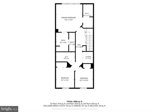 Floorplan - 22883 Eileen Sq, Sterling, VA 20166 photo 4 of 4