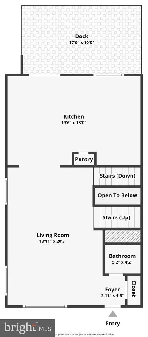 Floorplan - 43885 Laburnum Sq, Ashburn, VA 20147 photo 3 of 3