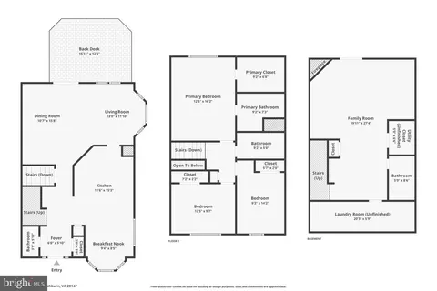 Floorplan - 43498 Blacksmith Sq, Ashburn, VA 20147 photo 3 of 4