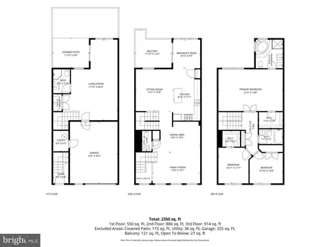 Floorplan - 43451 Laidlow St, Chantilly, VA 20152 photo 3 of 8