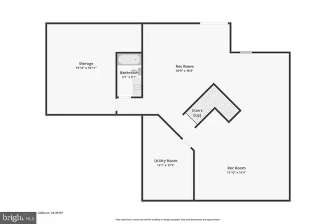 Floorplan - 43280 John Danforth Ct, Ashburn, VA 20147 photo 3 of 4