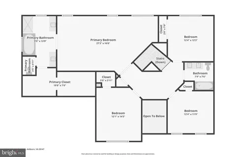 Floorplan - 43280 John Danforth Ct, Ashburn, VA 20147 photo 2 of 4