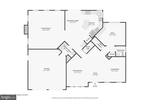 Floorplan - 43280 John Danforth Ct, Ashburn, VA 20147 photo 1 of 4