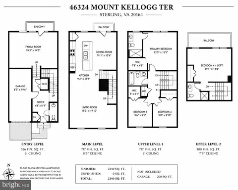 Floorplan - 46324 Mount Kellogg Ter, Sterling, VA 20164 photo 1 of 1