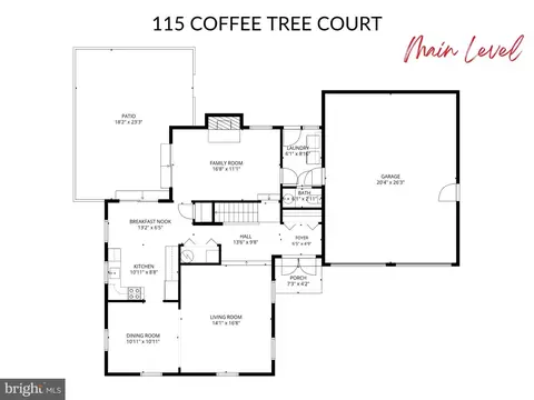 Floorplan - 115 Coffee Tree Ct, Sterling, VA 20164 photo 1 of 2