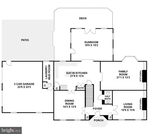 Floorplan - 9619 Gladstone St, Manassas, VA 20110 photo 1 of 3
