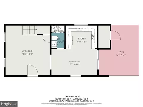 Floorplan - 9269 George St, Manassas, VA 20110 photo 1 of 2