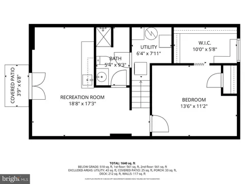 Floorplan - 9636 Aspen Pl, Manassas, VA 20110 photo 7 of 8