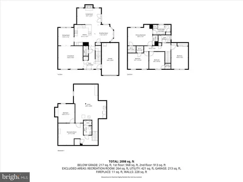 Floorplan - 10283 Cedar Ridge Dr, Manassas, VA 20110 photo 4 of 8