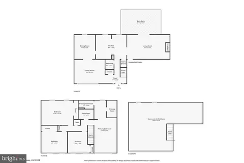 Floorplan - 10103 Trinity Ln, Manassas, VA 20110 photo 3 of 3
