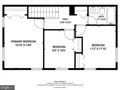 Floorplan - 9764 Bragg Ln, Manassas, VA 20110 photo 2 of 3