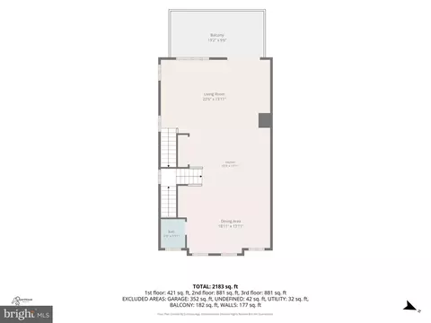 Floorplan - 9828 Buchanan Loop, Manassas, VA 20110 photo 2 of 4
