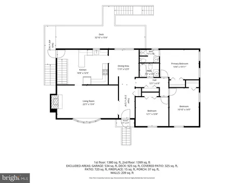 Floorplan - 8905 Hazel Dr, Manassas, VA 20110 photo 2 of 3