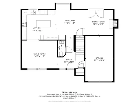 Floorplan - 10461 Brackets Ford Cir, Manassas, VA 20110 photo 1 of 4