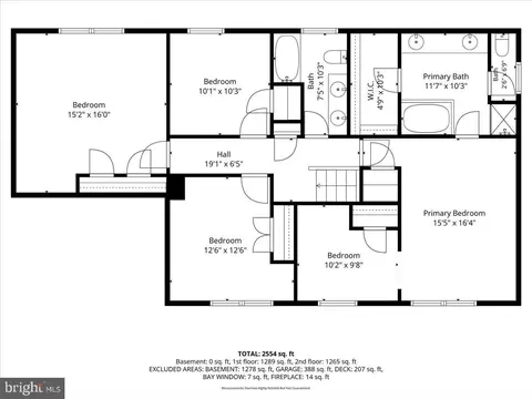Floorplan - 8550 Yoder St, Manassas, VA 20110 photo 3 of 4