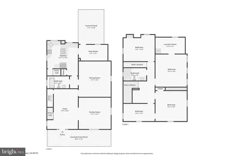 Floorplan - 8807 Quarry Rd, Manassas, VA 20110 photo 1 of 2