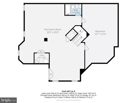 Floorplan - 8401 Tillett Loop, Manassas, VA 20110 photo 1 of 4