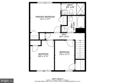 Floorplan - 8627 Cartwright Ct, Manassas Park, VA 20111 photo 3 of 3