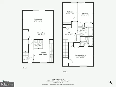 Floorplan - 8385 White Pine Dr, Manassas Park, VA 20111 photo 1 of 3