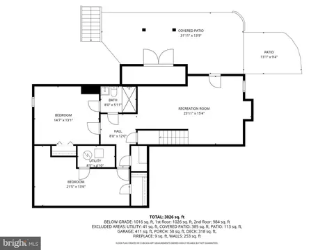 Floorplan - 9302 Nancy St, Manassas Park, VA 20111 photo 3 of 4