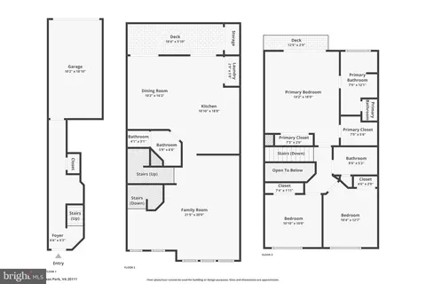 Floorplan - 9826 Pickens Pl, Manassas Park, VA 20111 photo 1 of 1