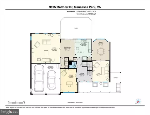 Floorplan - 9195 Matthew Dr, Manassas Park, VA 20111 photo 1 of 3