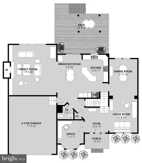 Floorplan - 18452 Kerill Rd, Triangle, VA 22172 photo 1 of 5
