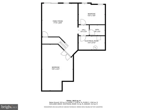 Floorplan - 8788 Dancer Ct, Gainesville, VA 20155 photo 3 of 4