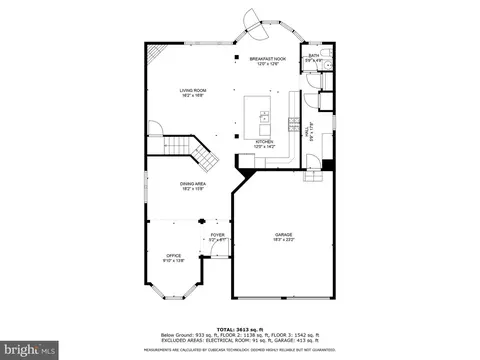 Floorplan - 8788 Dancer Ct, Gainesville, VA 20155 photo 2 of 4