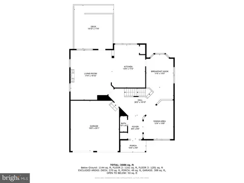 Floorplan - 10078 Broadsword Dr, Bristow, VA 20136 photo 3 of 4