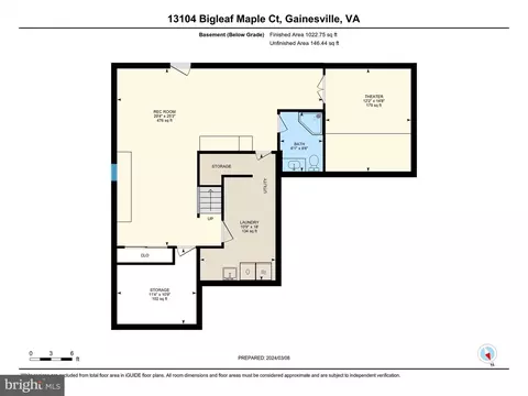 Floorplan - 13104 Bigleaf Maple Ct, Gainesville, VA 20155 photo 3 of 3