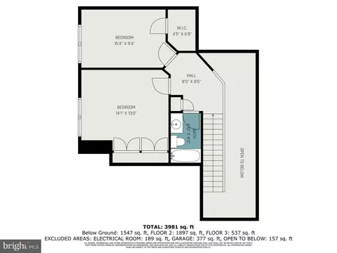 Floorplan - 13428 Fieldstone Way, Gainesville, VA 20155 photo 2 of 3