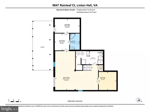 Floorplan - 9847 Rainleaf Ct, Bristow, VA 20136 photo 3 of 3