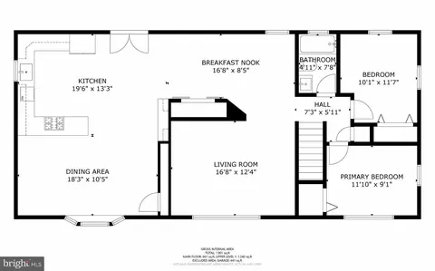 Floorplan - 19005 Red Oak Ln, Triangle, VA 22172 photo 2 of 2