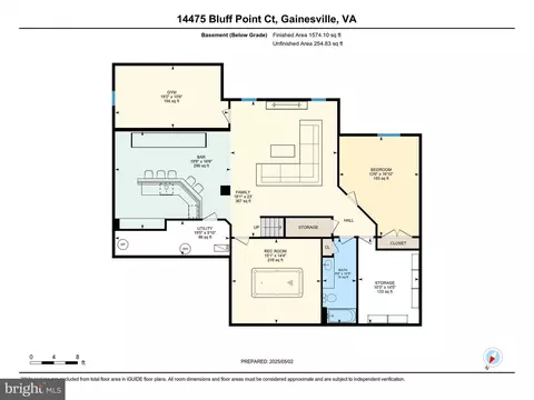 Floorplan - 14475 Bluff Point Ct, Gainesville, VA 20155 photo 3 of 3