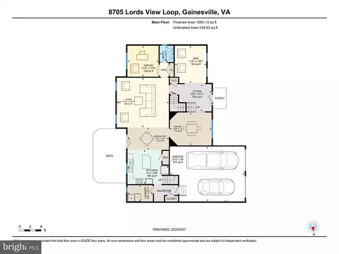 Floorplan - 8705 Lords View Loop, Gainesville, VA 20155 photo 1 of 3