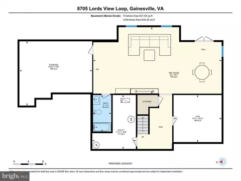 Floorplan - 8705 Lords View Loop, Gainesville, VA 20155 photo 3 of 3