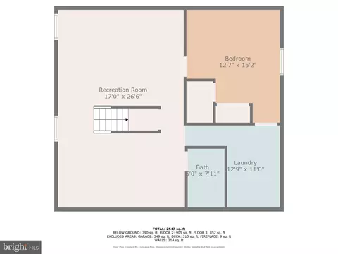 Floorplan - 9860 Airedale Ct, Bristow, VA 20136 photo 4 of 4