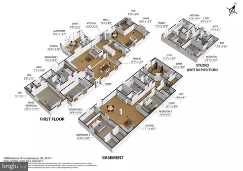 Floorplan - 10828 Moore Dr, Manassas, VA 20111 photo 2 of 3