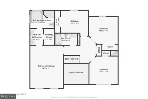 Floorplan - 10457 Pineview Rd, Manassas, VA 20111 photo 3 of 4