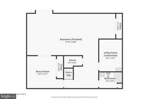 Floorplan - 10457 Pineview Rd, Manassas, VA 20111 photo 4 of 4