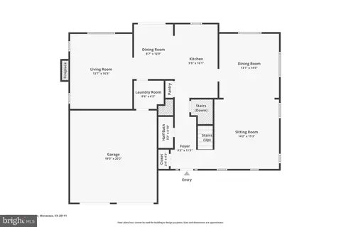 Floorplan - 9579 Manassas Forge Dr, Manassas, VA 20111 photo 1 of 2